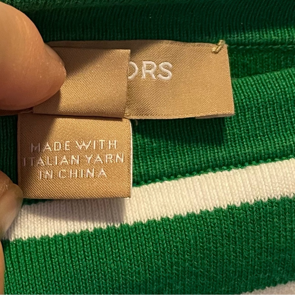 🍀HP🍀Michael Kors Striped Top - Picture 4 of 4